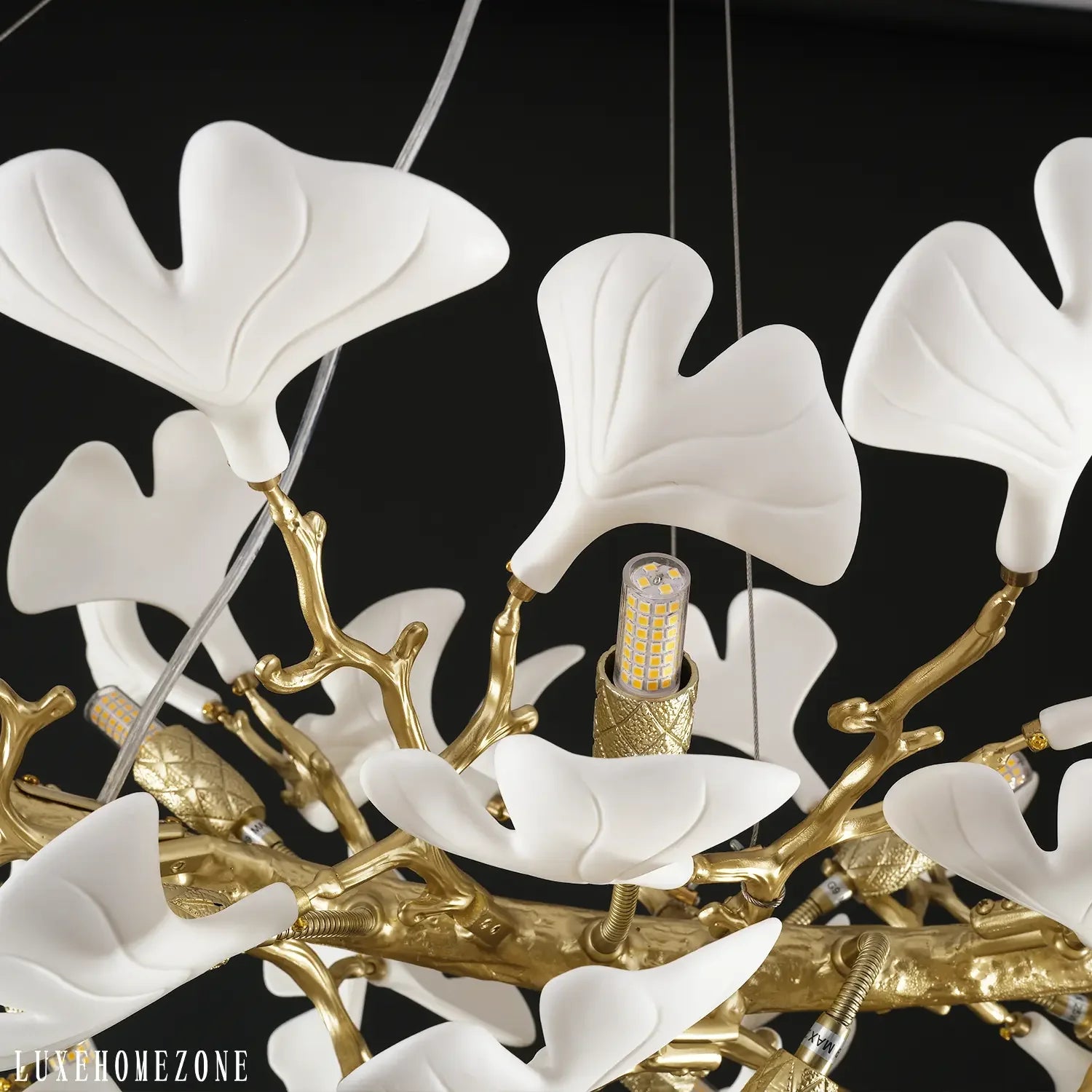 Ginkgo Rectangle Chandelier 55"