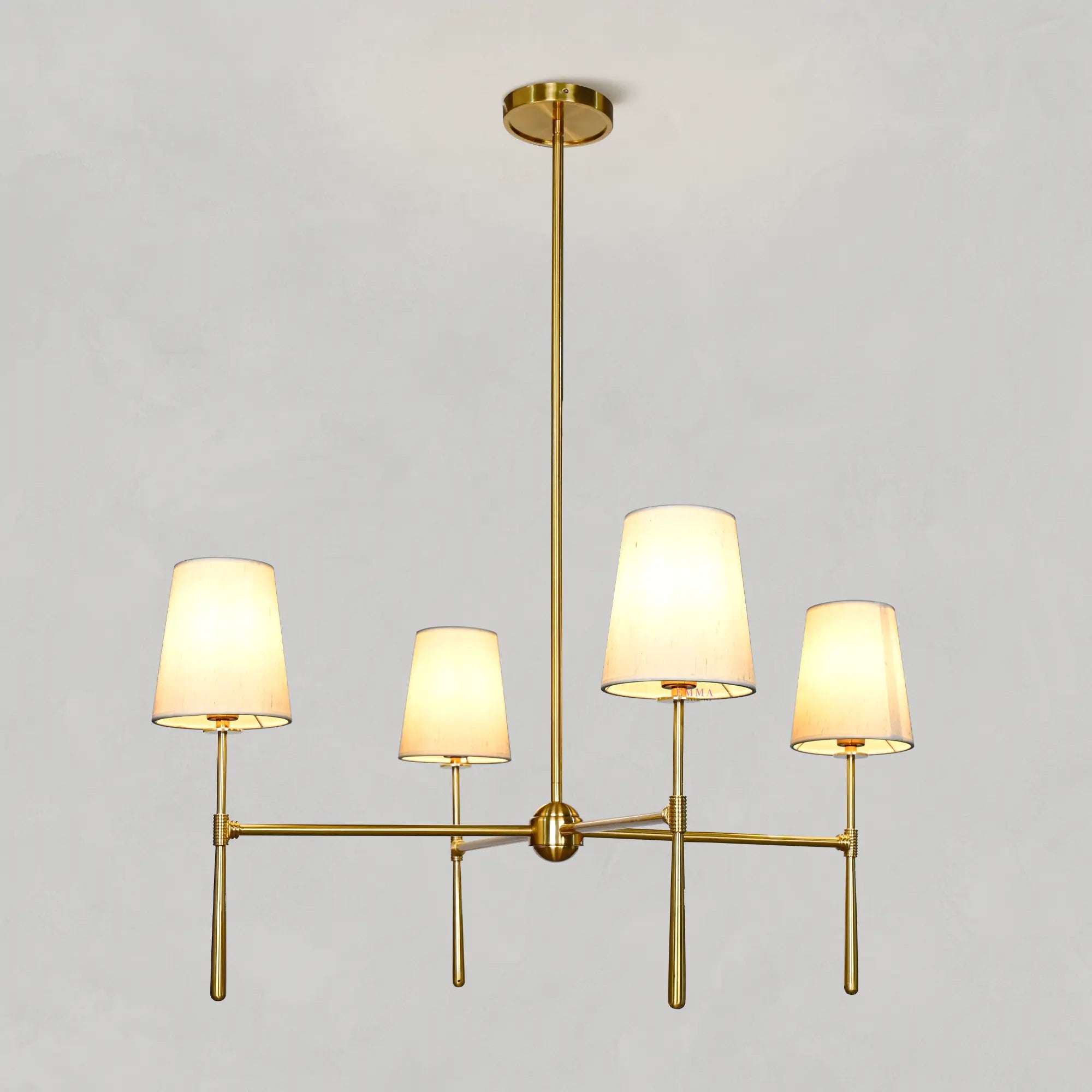 Art Fabric Lamp Shade Rhode Round Chandelier 28" 42" - Best Sellers, Chandelier, Ins Review, Rhode Series- Chandelier1-Luxehomezone