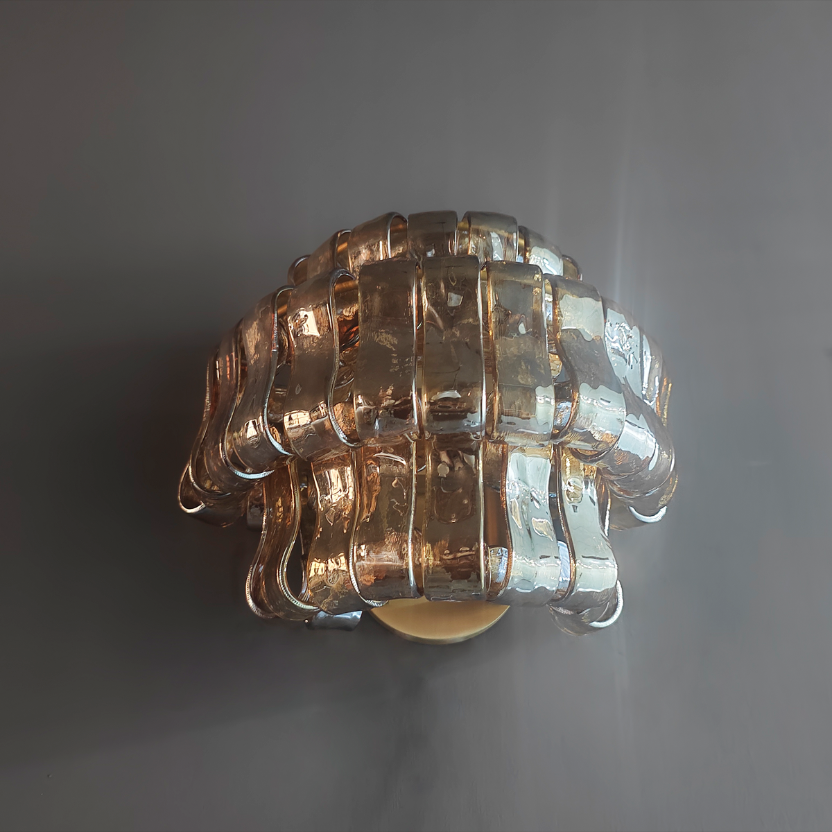 Art Glass Ghiaccio Wall Sconce - All Products, Ghiaccio Series, Ins Review, Wall Sconce- Wall Sconce1-Luxehomezone