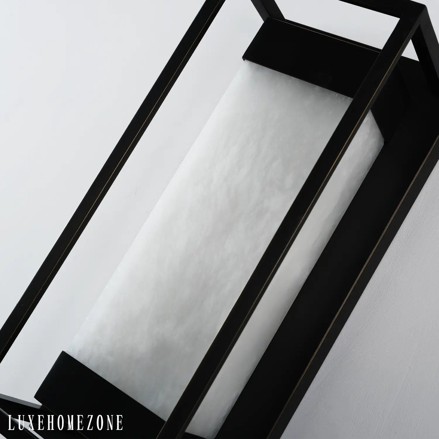 Maurizio Alabaster Square-Shaped Wall Sconces