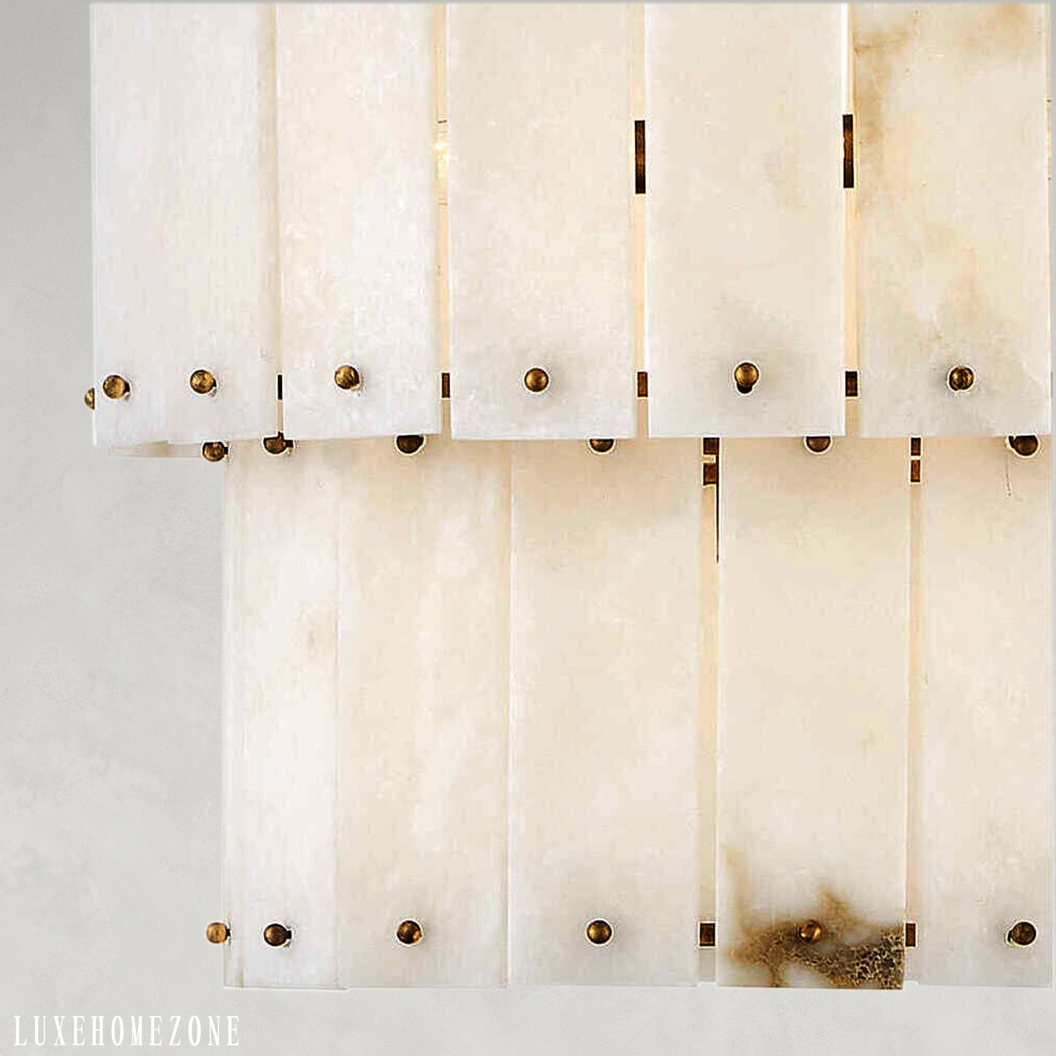 Rancho Alabaster 2-Tier Round Chandelier 18"