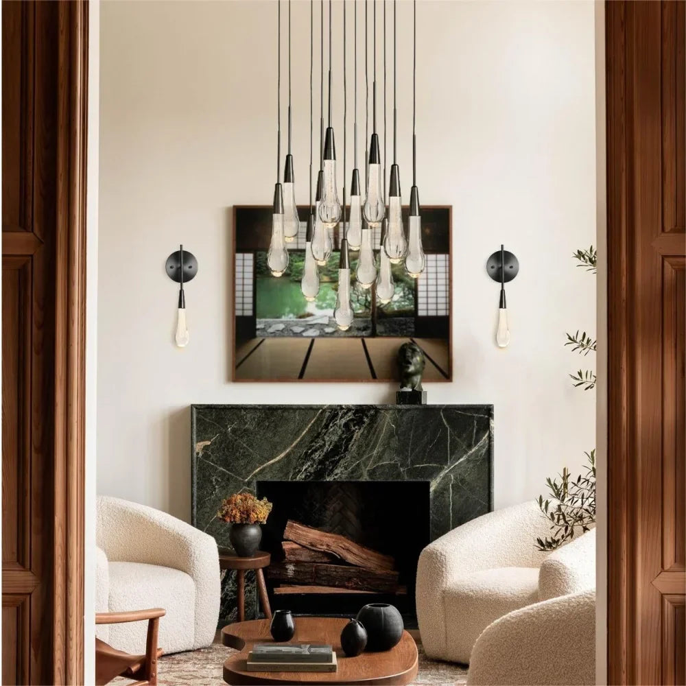 Solitaire Round Chandelier 17"W 24"W 36“W - - Chandeliers1-Luxehomezone
