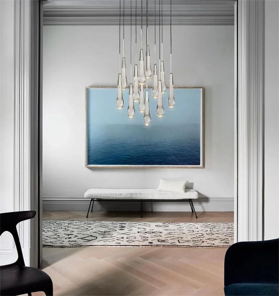 Solitaire Round Chandelier 17"W 24"W 36“W - - Chandeliers1-Luxehomezone