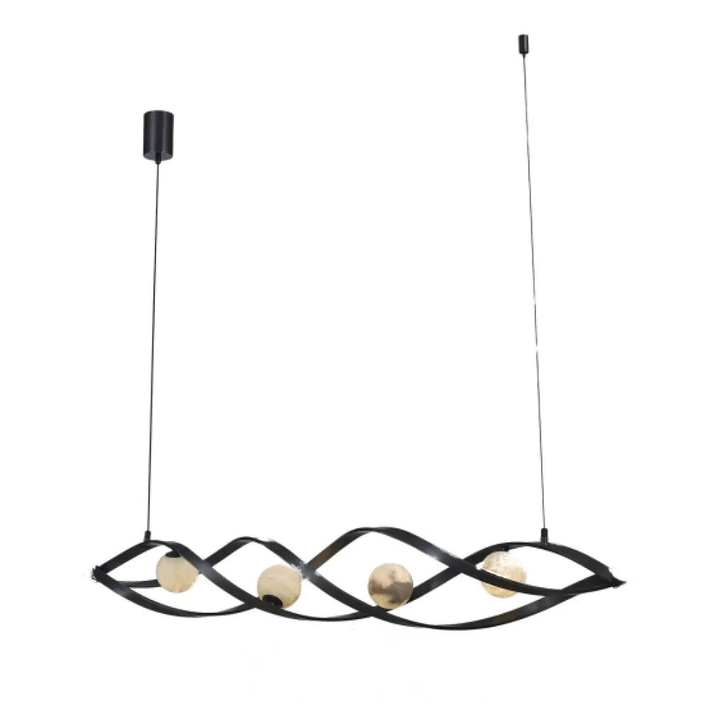 Spiral Alabaster Modern Chandelier - Alabaster, alabaster2024, Bedroom, Chandelier, Dining Room, Entry, Hallway, Kitchen, Living Room, Modern, Restaurant, Spiral-1-Luxehomezone