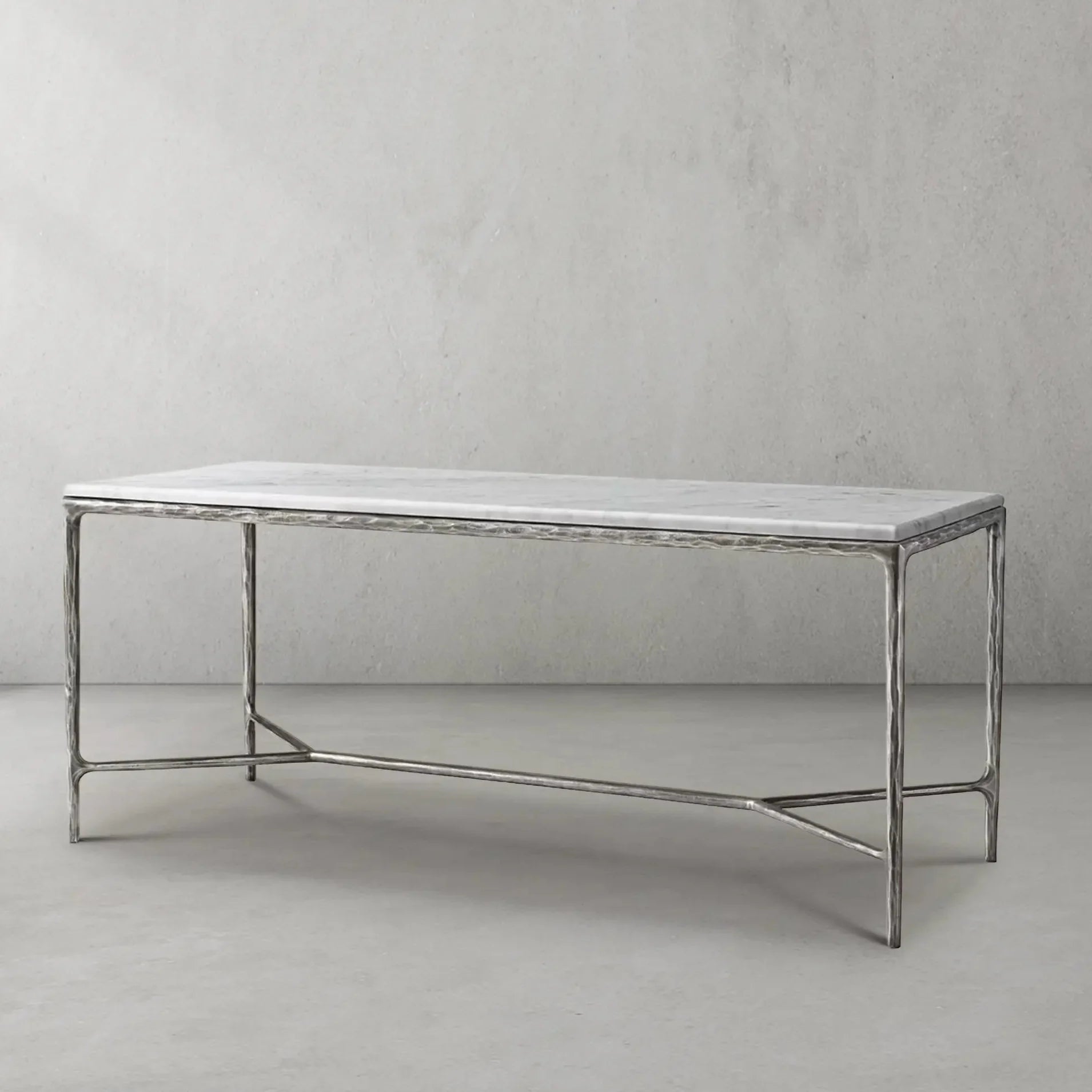 Thaddeus Rectangle Marble Desk