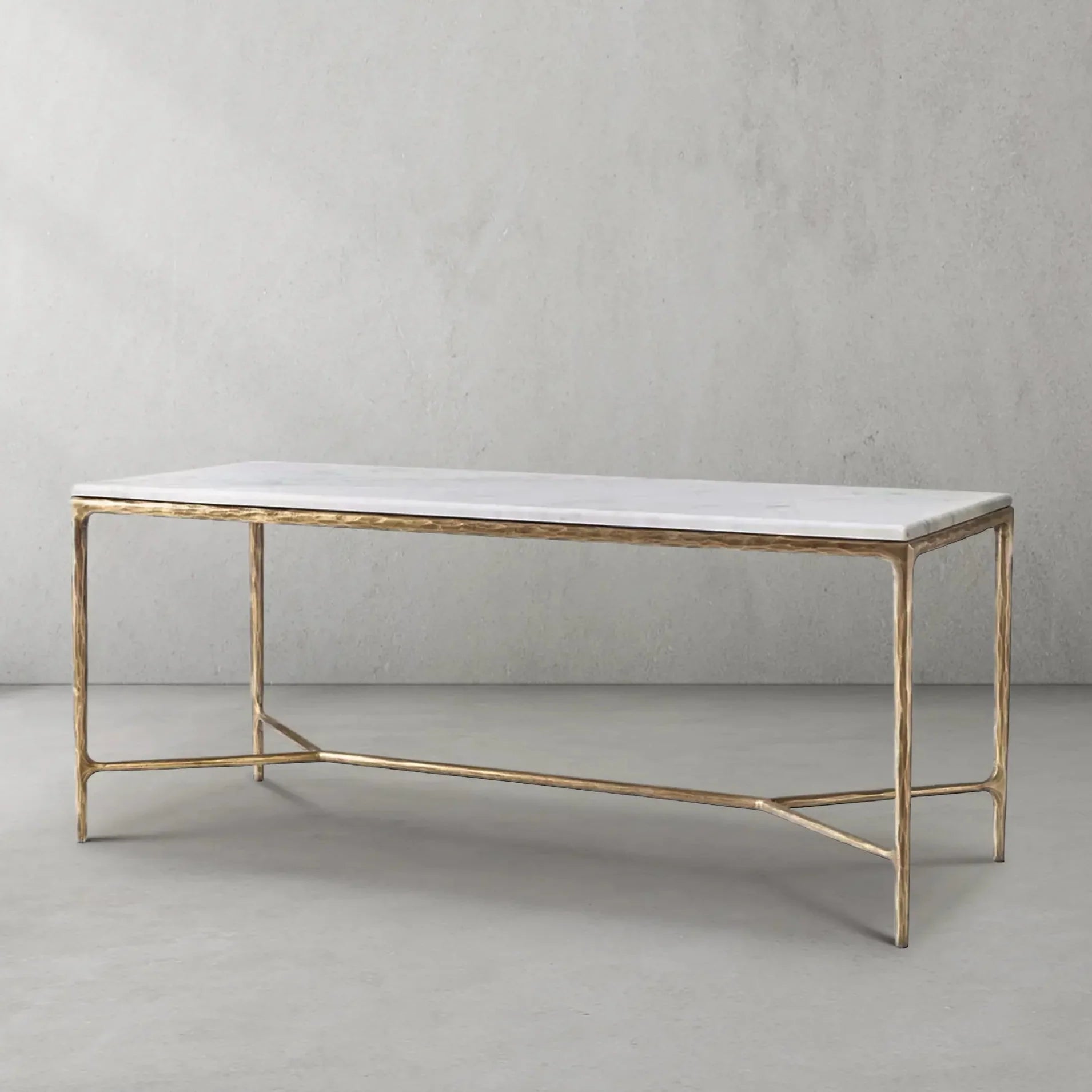Thaddeus Rectangle Marble Desk