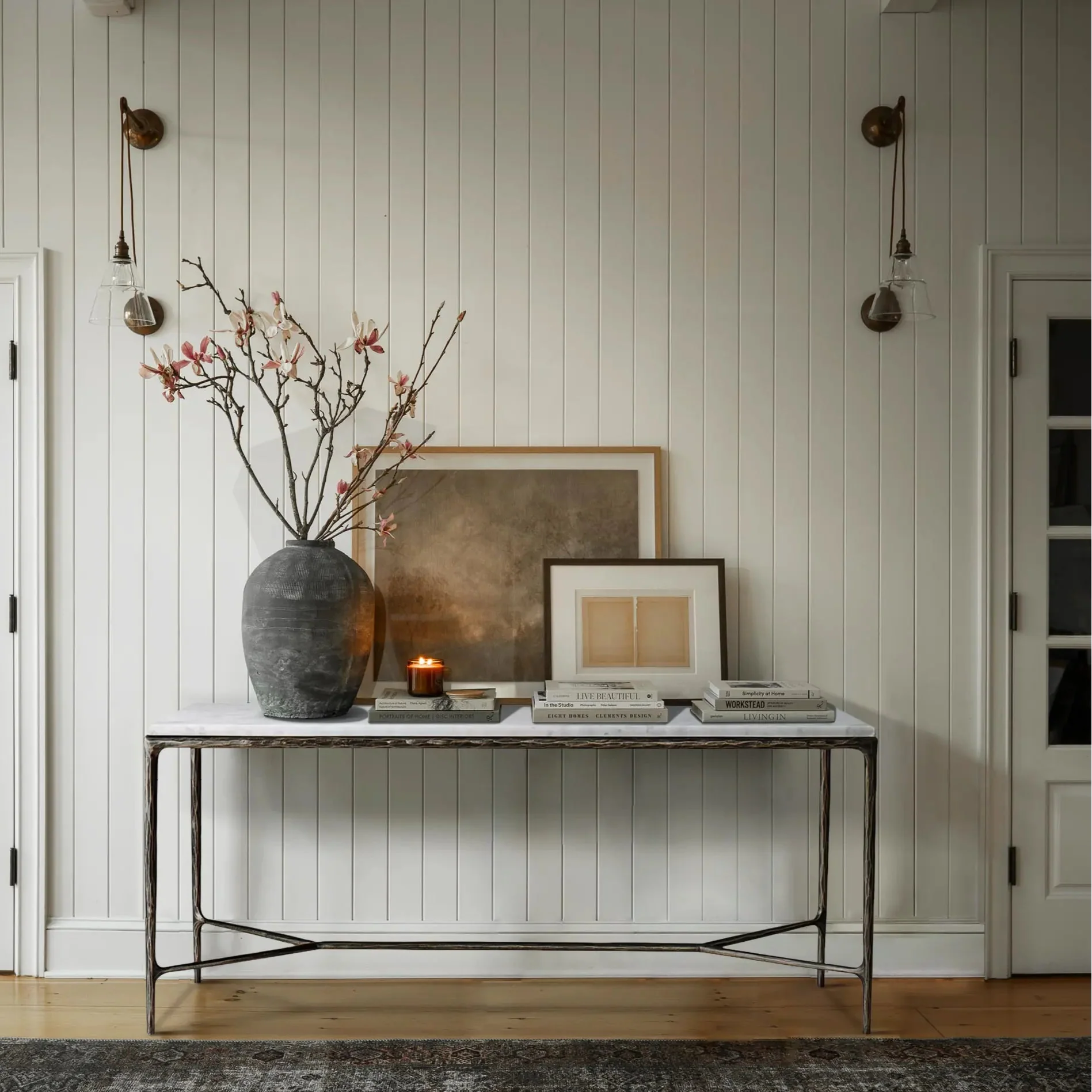 Thaddeus Rectangle Marble Desk