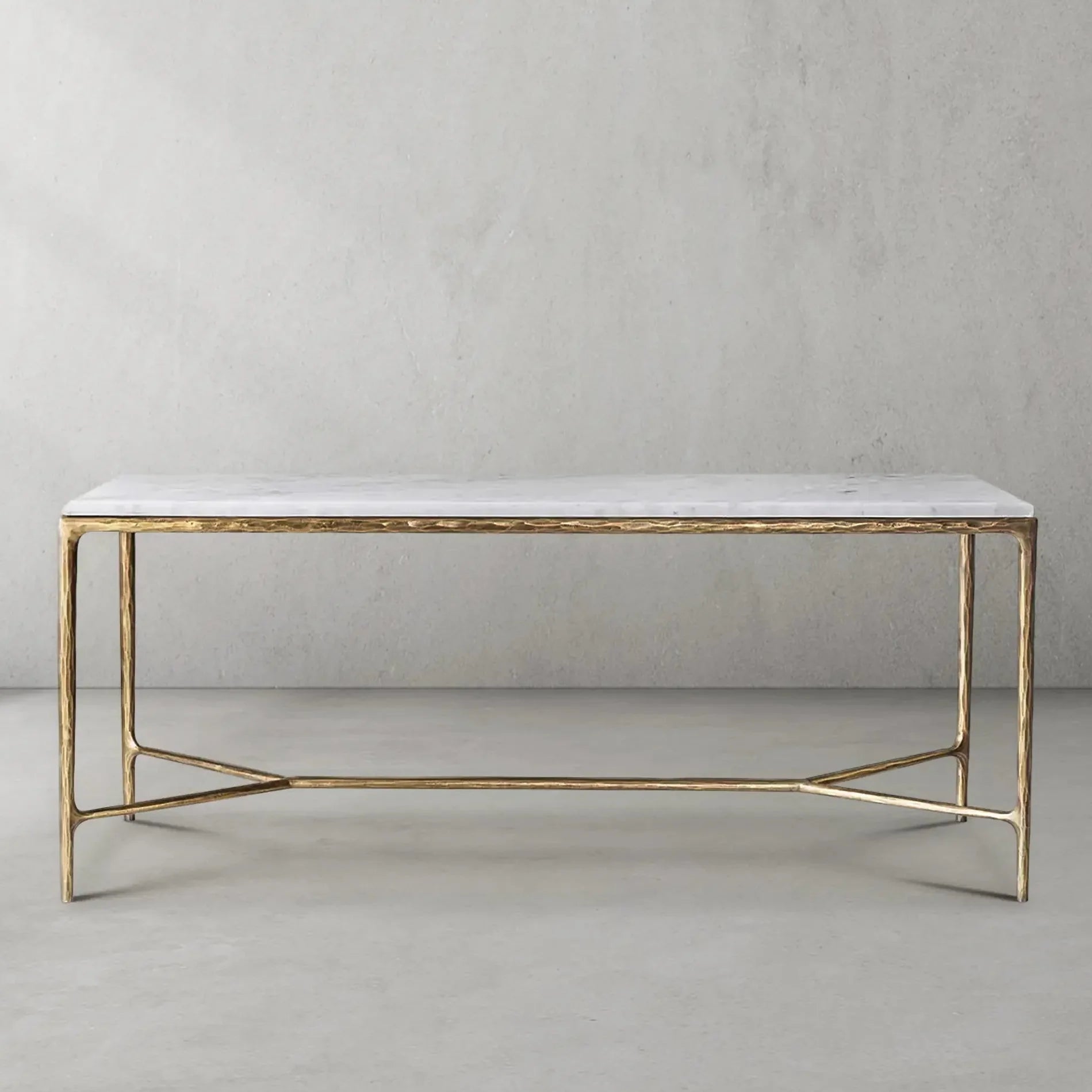 Thaddeus Rectangle Marble Desk