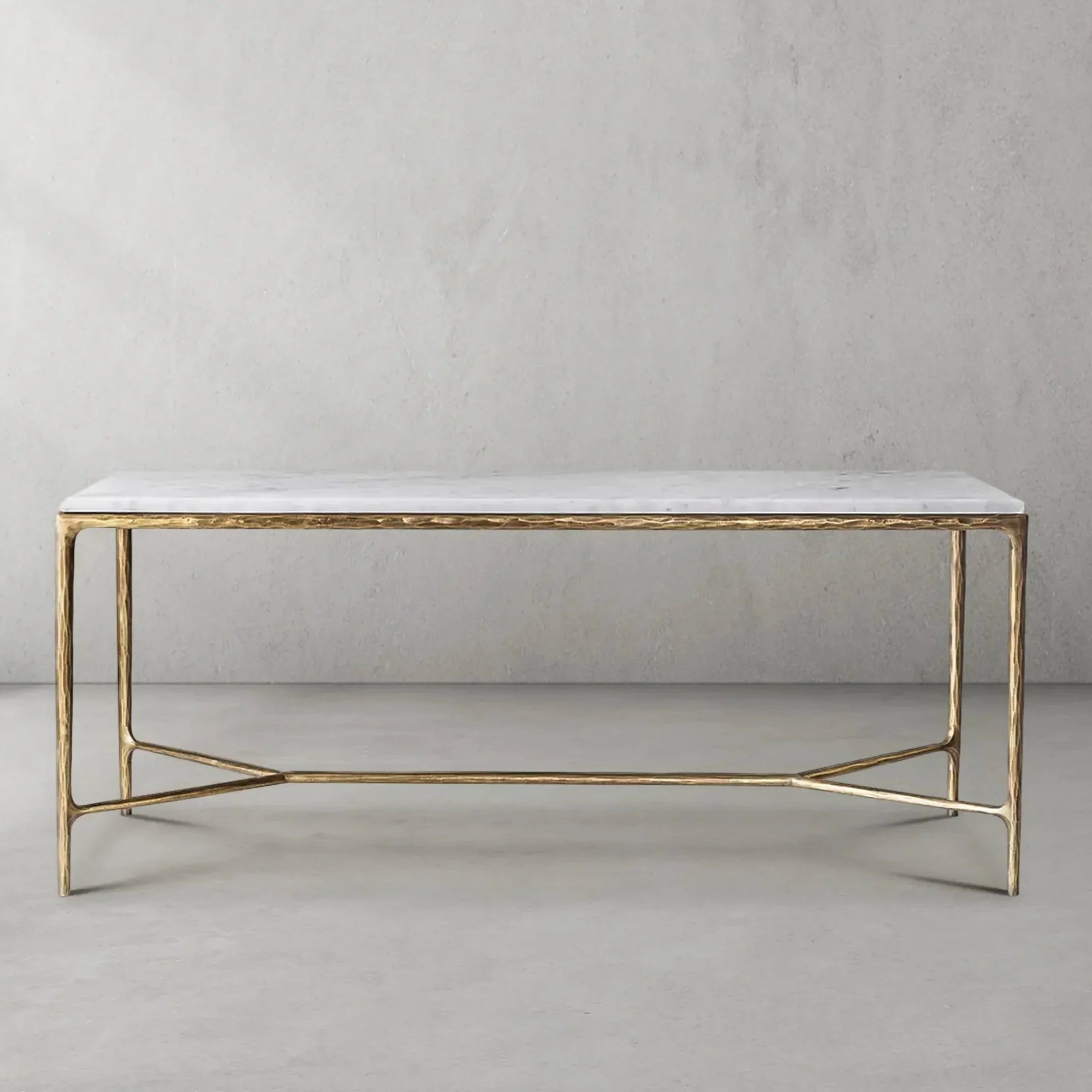 Thaddeus Rectangle Marble Desk
