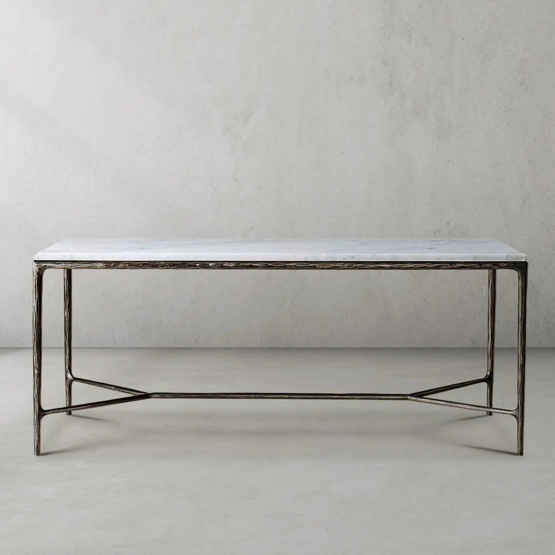 Thaddeus Rectangle Marble Desk