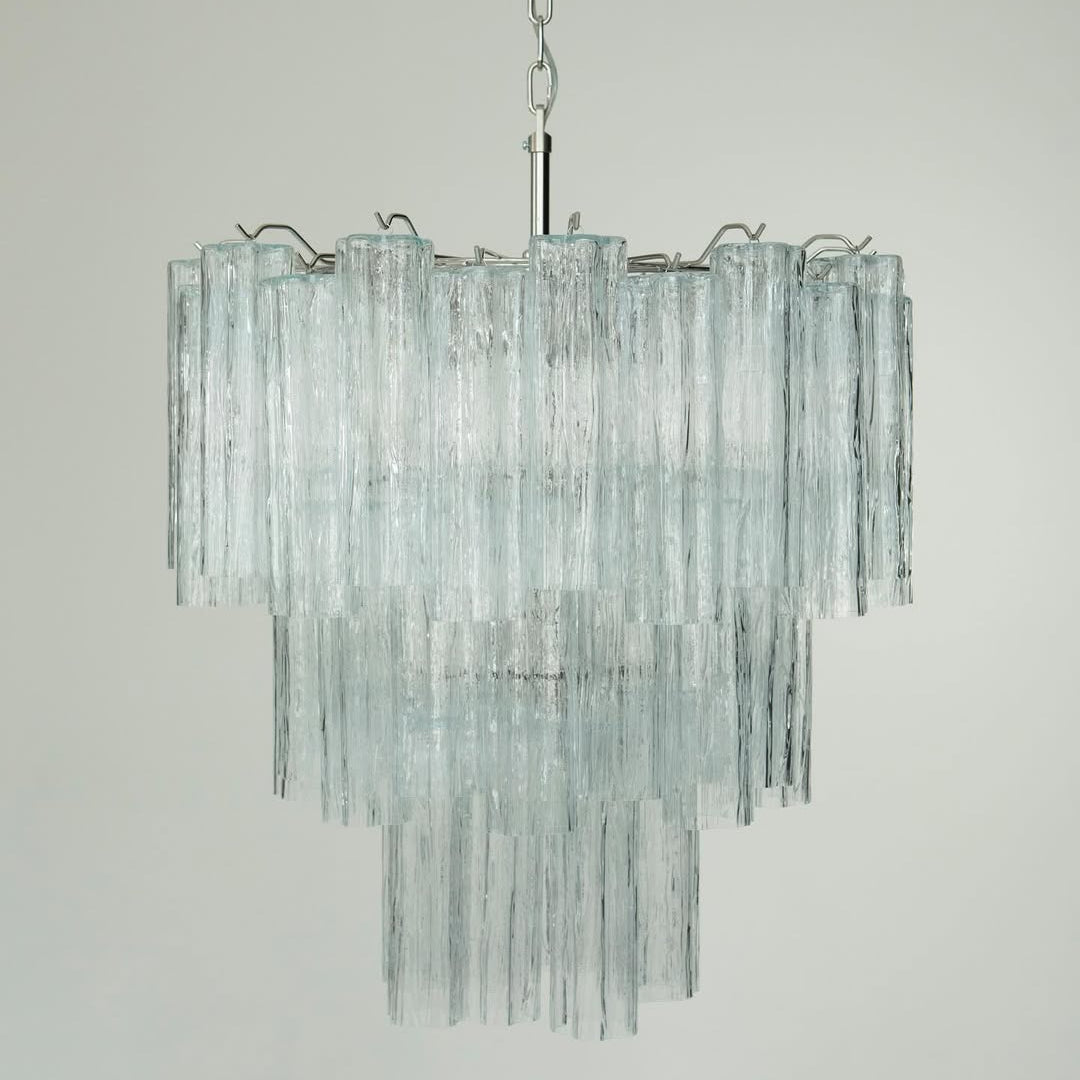 Tronchi Murano Chandelier – 52 tubes – Opal