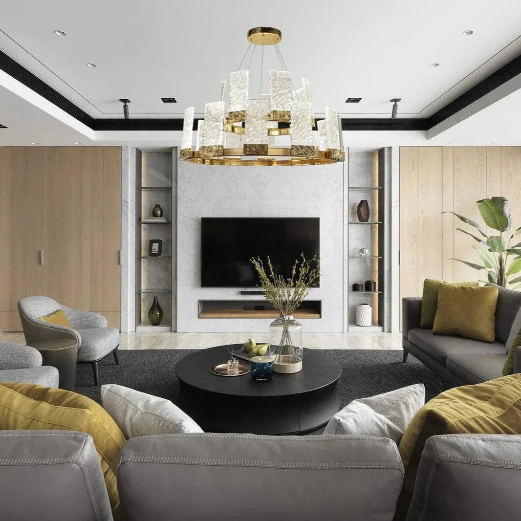 Aimee 2-Tier Round Chandelier
