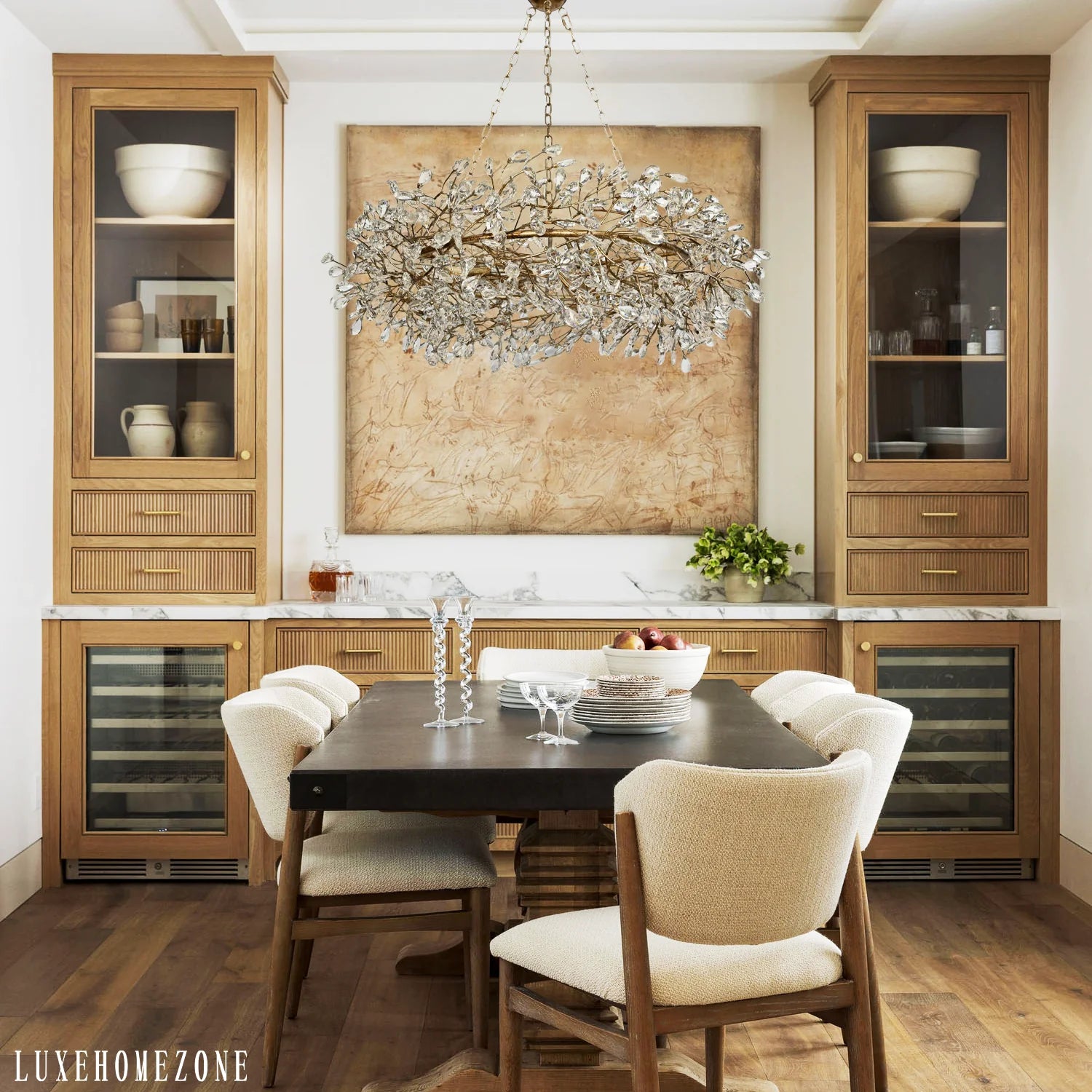 Fiore Crown Chandelier 39" 48"