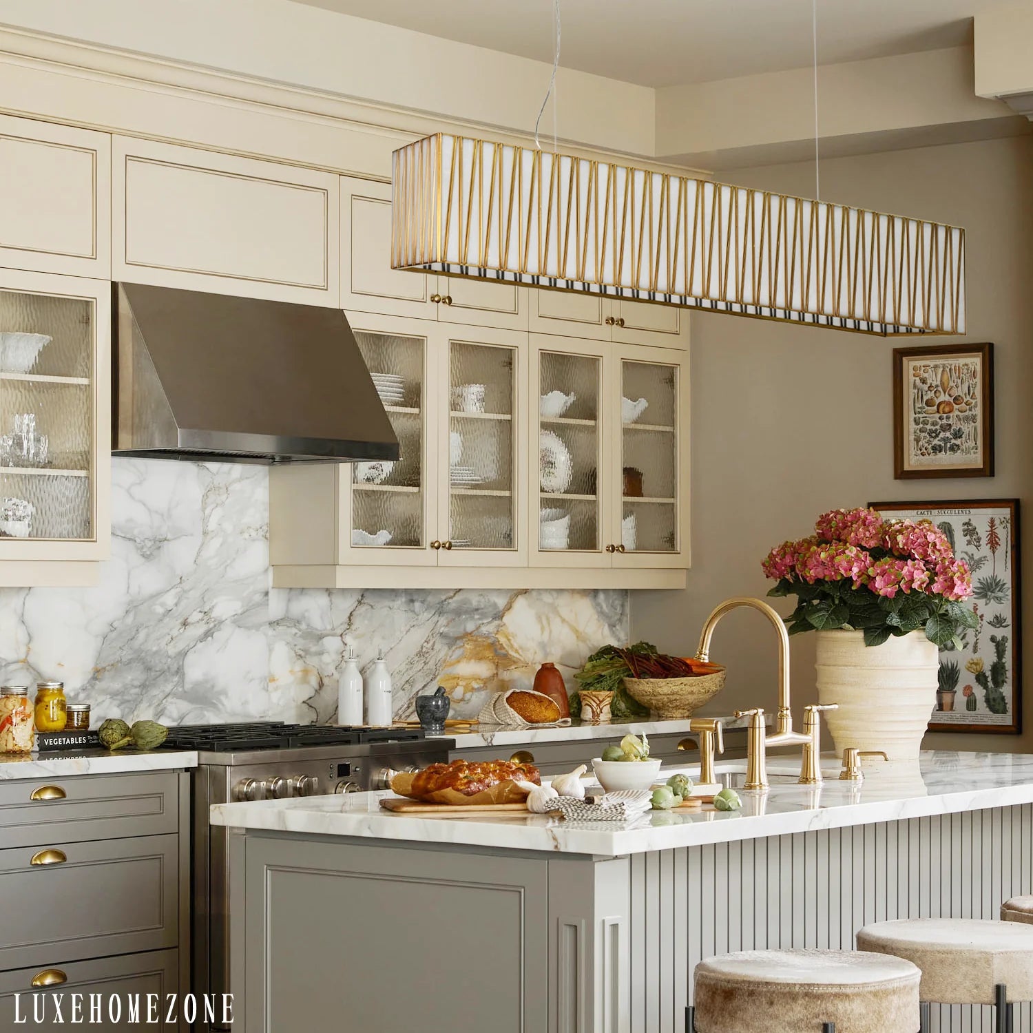 Jeunet Rectangular Chandelier