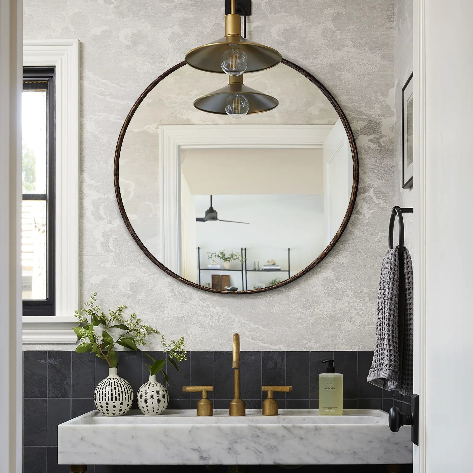Thaddeus Round Mirror