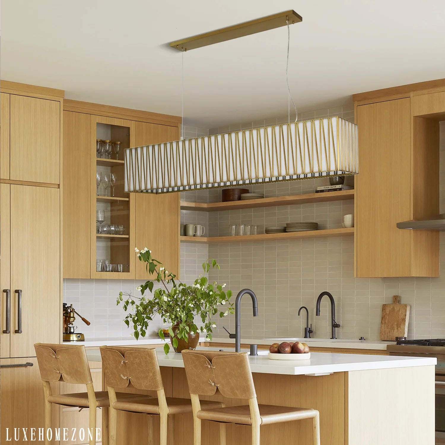 Jeunet Rectangular Chandelier