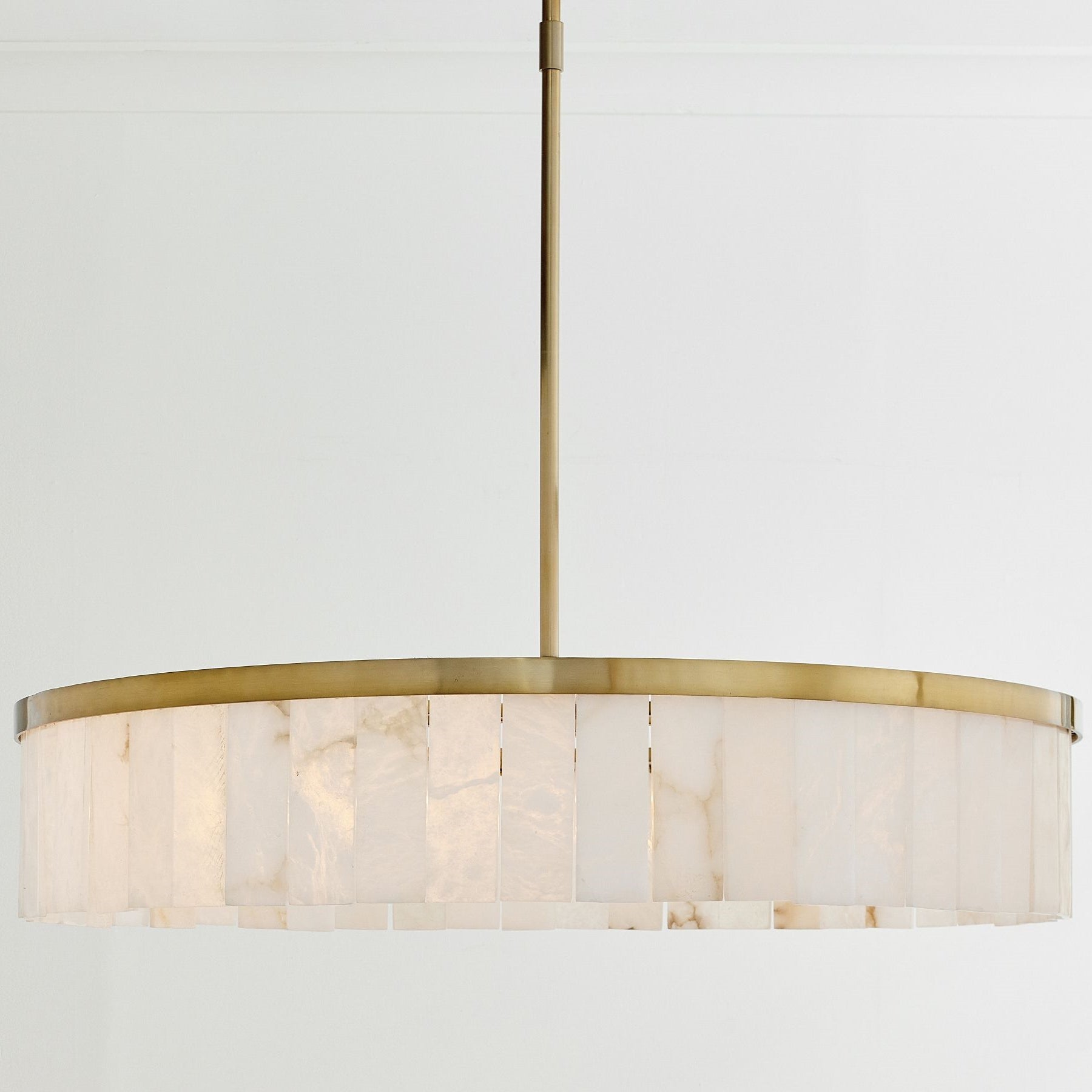 Windham Alabaster Round Chandelier 42"