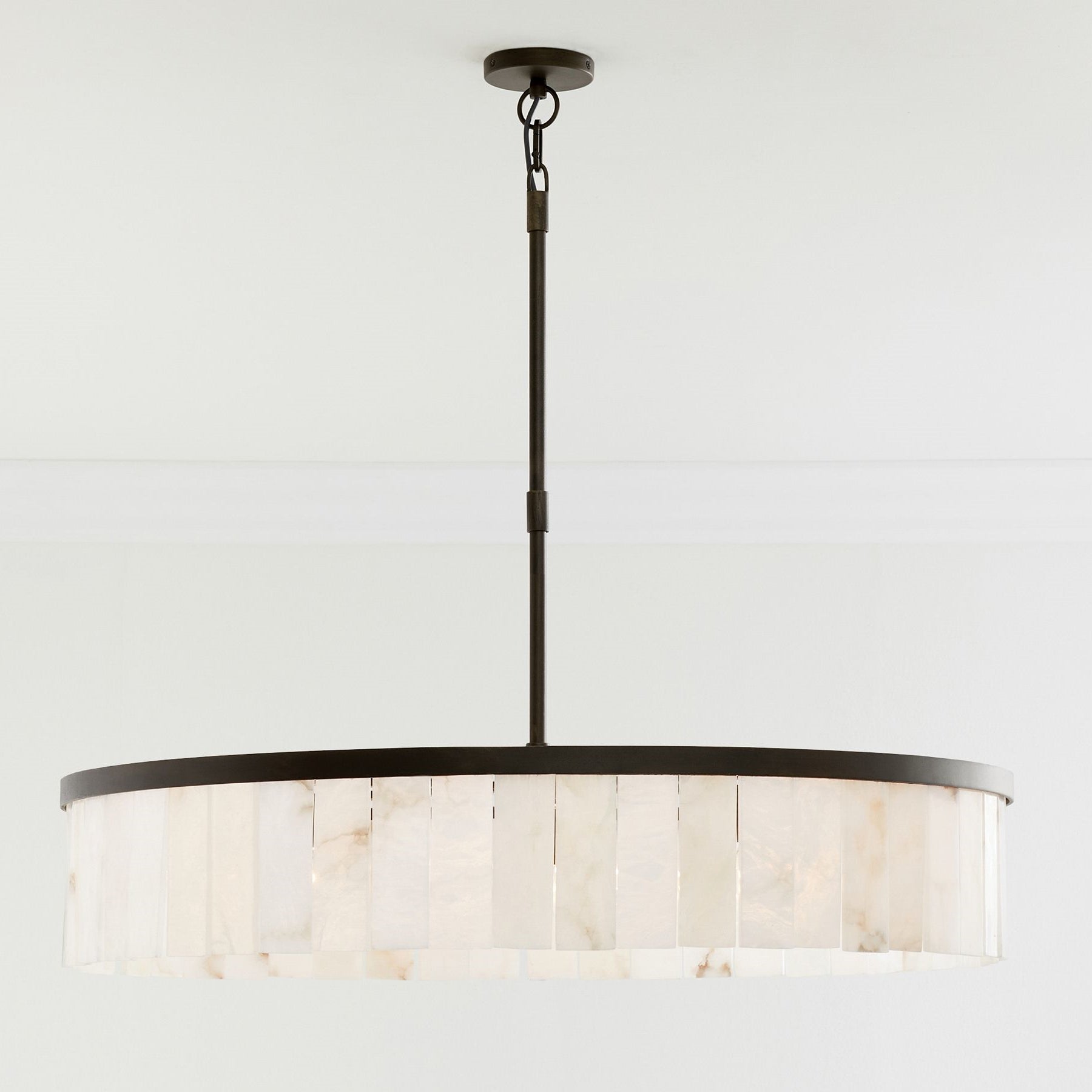 Windham Alabaster Round Chandelier 42"
