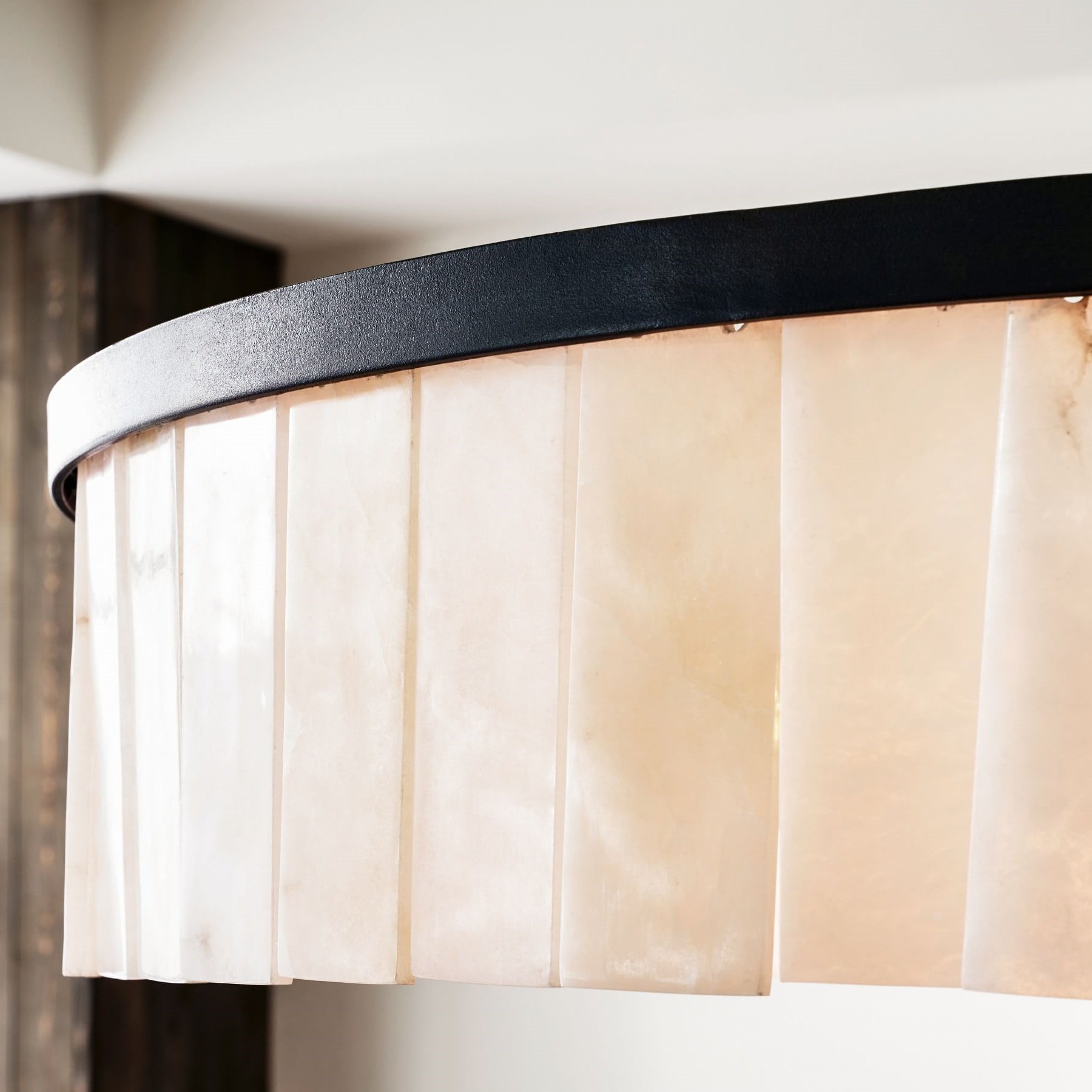 Windham Alabaster Round Chandelier 42"
