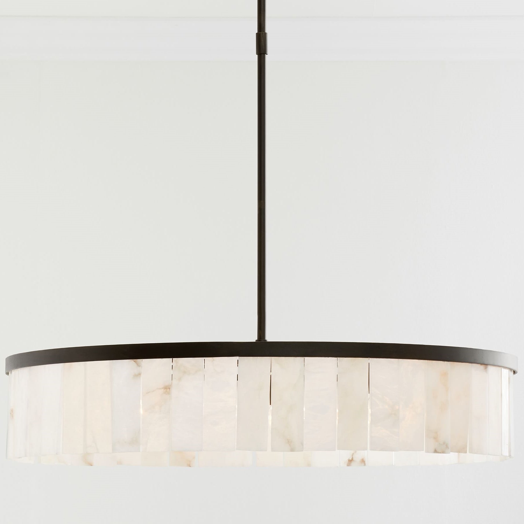 Windham Alabaster Round Chandelier 42"