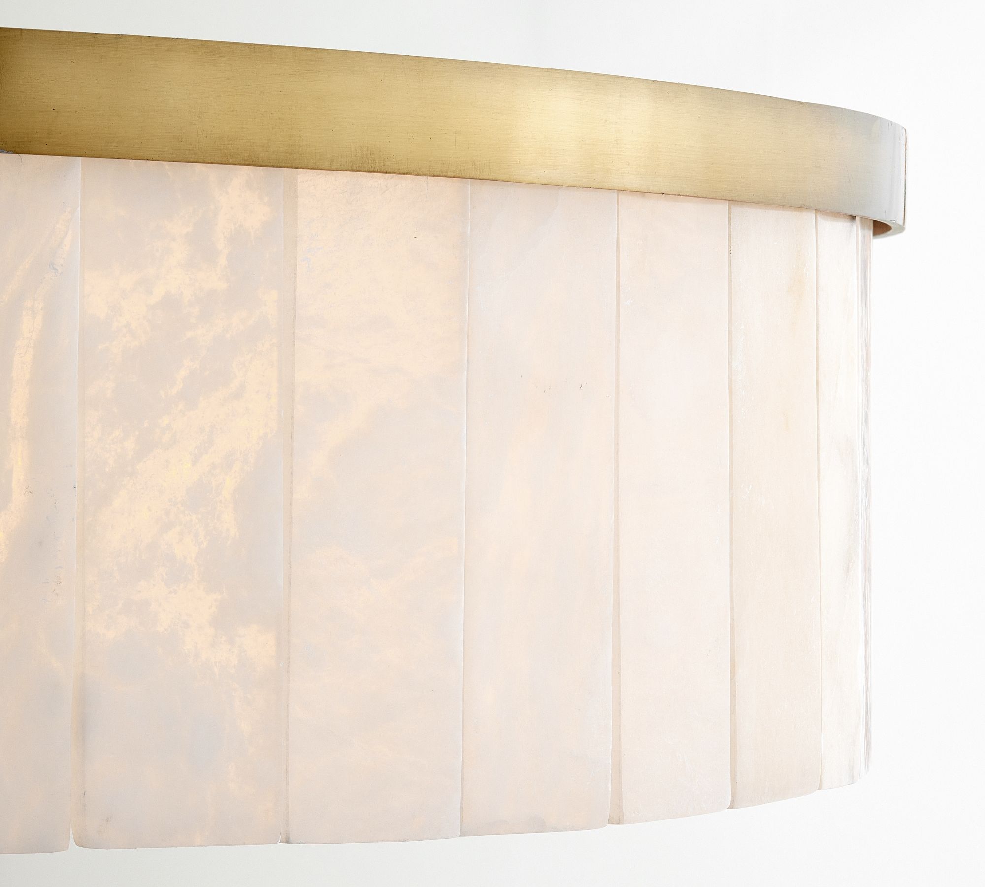 Windham Alabaster Round Chandelier 42"