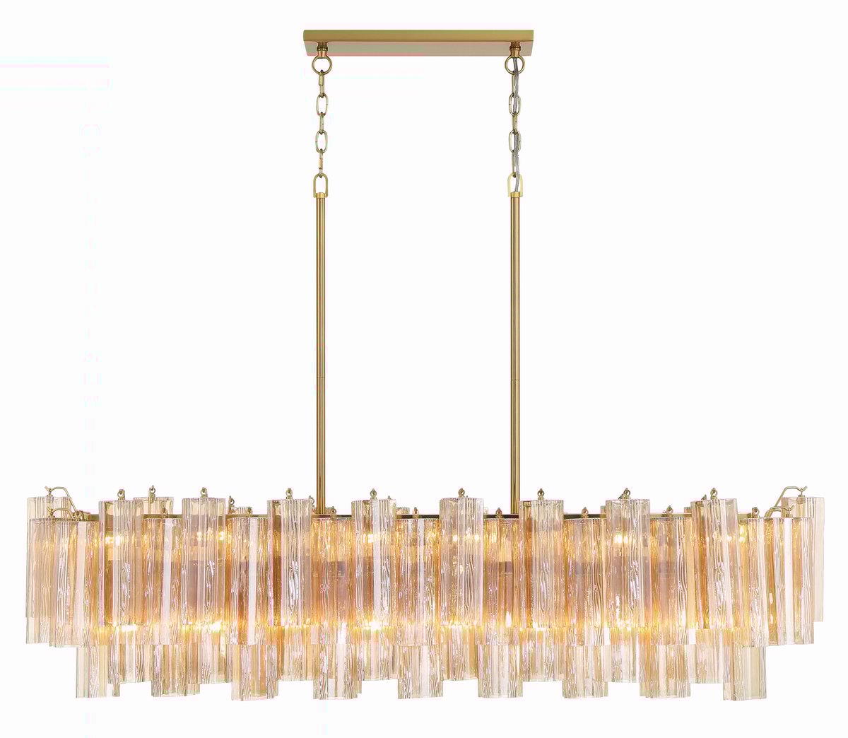 Addis Rectangular Chandelier 52"