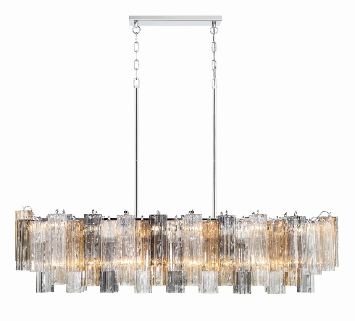 Addis Rectangular Chandelier 52"