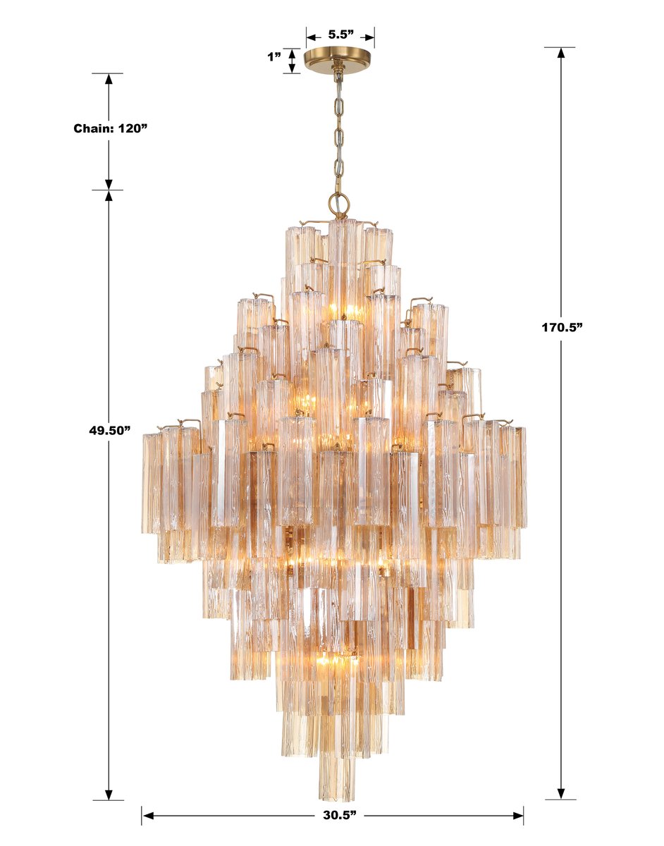 Addis Round Chandelier 31''