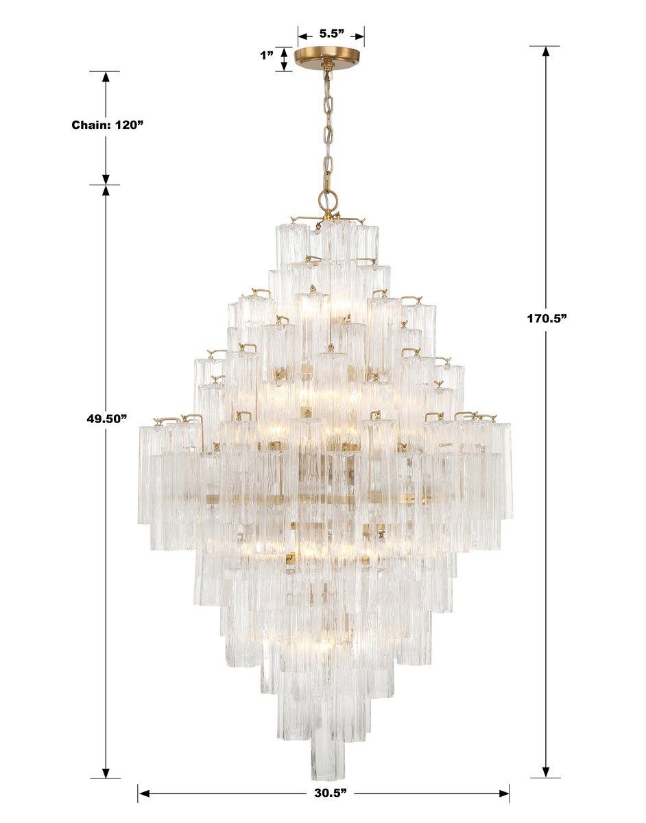 Addis Round Chandelier 31''