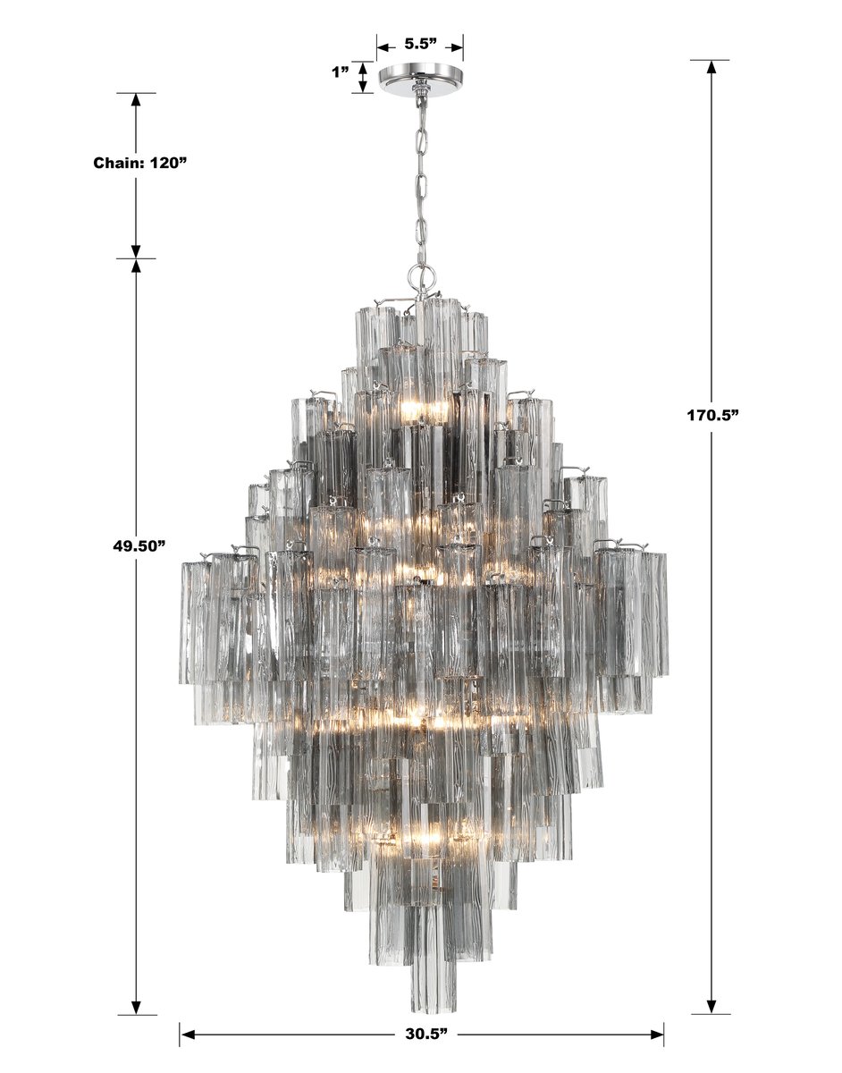 Addis Round Chandelier 31''