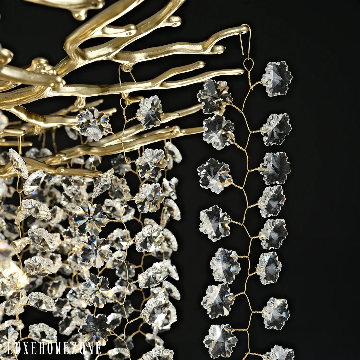 Solara Round Tree Branch Chandelier 30" 40" 55" Tree Branch